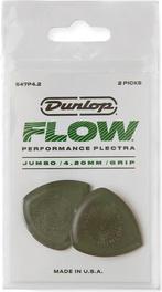 Jim Dunlop 547-420 Flow Jumbo plectrum 4.20 mm 2-pack, Muziek en Instrumenten, Ophalen of Verzenden, Nieuw, Elektrische gitaar