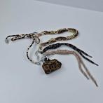 sleutelhanger set panterprint tasje & koorden – nieuw, Verzenden, Nieuw