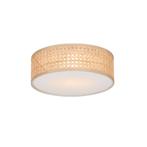 Oosterse plafondlamp rotan 30 cm - Tromma, Huis en Inrichting, Lampen | Plafondlampen, Nieuw, Overige materialen, Oosters