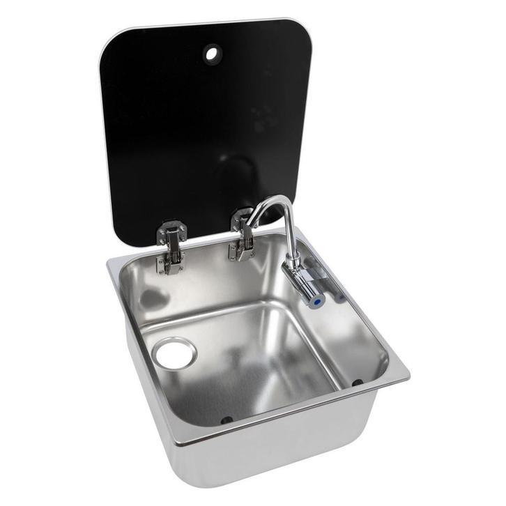 Navy Load Spoelbak Rechthoekig met Koudwaterkraan, Caravans en Kamperen, Camper-accessoires, Ophalen of Verzenden