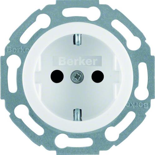 Hager Berker Wandstopcontact 1930/glas, Doe-het-zelf en Verbouw, Elektra en Kabels, Overige typen, Nieuw, Verzenden