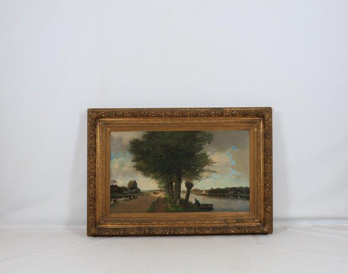 Willem Hendrik van der Nat (1864–1929) - Gezicht op de, Antiek en Kunst, Kunst | Schilderijen | Klassiek