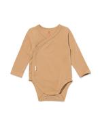 HEMA Newborn meegroei overslagromper bruin, Verzenden, Nieuw
