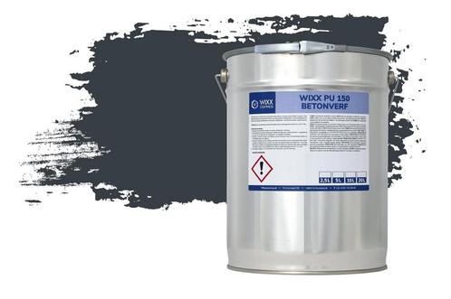 Wixx PU 150 Betonverf RAL 7016 | Antracietgrijs 5L, Doe-het-zelf en Verbouw, Verf, Beits en Lak, Verf, Grijs, Nieuw, Minder dan 5 liter
