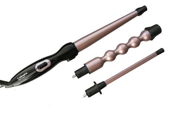 Carmen CT6525 Shiny Curls - Krultang - 3-in-1 (Krultangen), Sieraden, Tassen en Uiterlijk, Uiterlijk | Haarverzorging, Nieuw, Verzenden