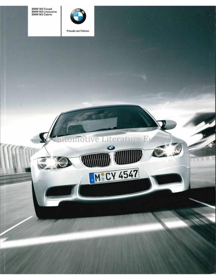 2008 BMW M3 BROCHURE DUITS, Boeken, Auto's | Folders en Tijdschriften, BMW