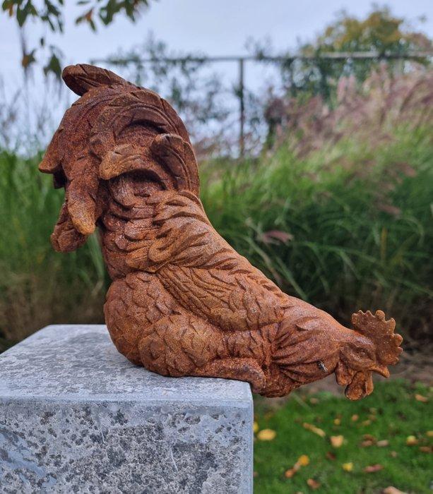 Beeldje - Chicken - IJzer, Antiek en Kunst, Curiosa en Brocante