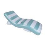 Groene Lounge Bed Opblaasbaar Gestreeot 1,8m, Verzenden, Nieuw