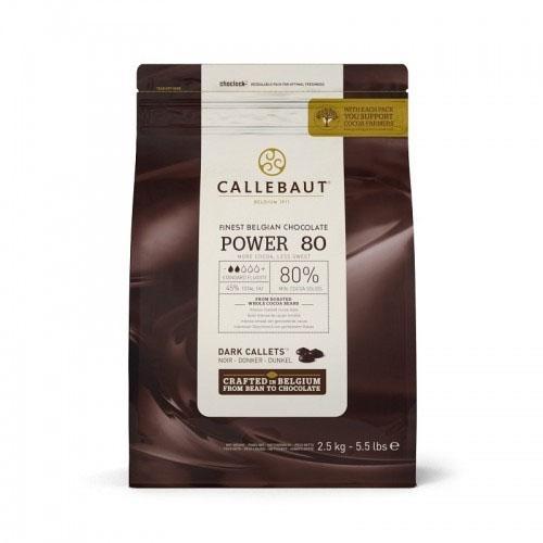 Callebaut Chocolade Callets Extra Puur (80%) 2,5kg, Hobby en Vrije tijd, Taarten en Cupcakes maken, Nieuw, Verzenden