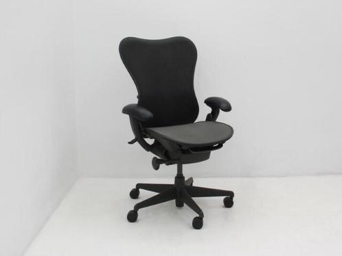 Bureaustoel Herman Miller Mirra 1 - grijze zitting - zwart, Huis en Inrichting, Bureaus, Gebruikt, Ophalen of Verzenden