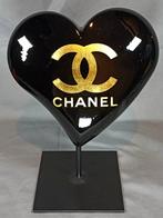 XTC Artist - Coeur chanel gold 24k and black glossy