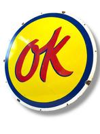 Emaille plaat - XL - OK gebruikte autos - Emaille