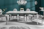Eettafel Moderne Barok Marmer Zilver 180cm - 39995