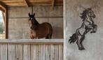 Cortenstaal springend paard, Tuin en Terras, Tuinwanddecoratie, Nieuw, Ophalen