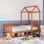 vidaXL Dagbed Set 2 pcs Wasbruin Massief grenenhout, Verzenden, Nieuw, Bruin, Hout