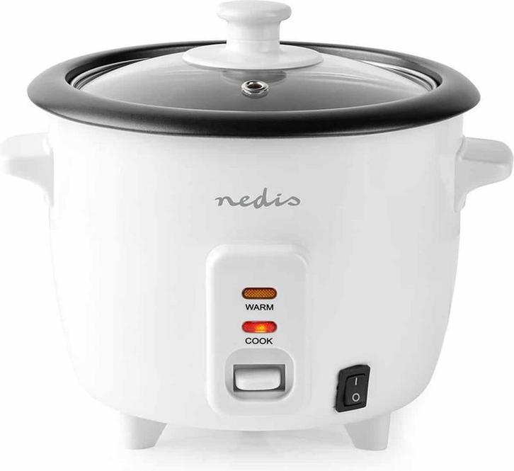 Nedis Rijstkoker - 0.6 l - 300 W - Aluminium stomer -, Witgoed en Apparatuur, Rijstkokers, Zo goed als nieuw, Ophalen of Verzenden