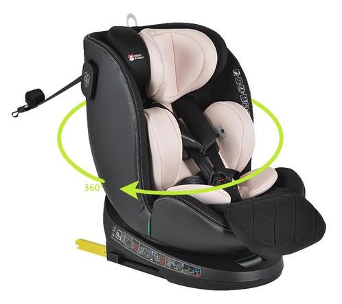 Cangaroo Castor Pudra 40-150 cm 360° i-Size Autostoel 110923, Kinderen en Baby's, Autostoeltjes, Nieuw, Isofix, 15 t/m 36 kg, Verzenden