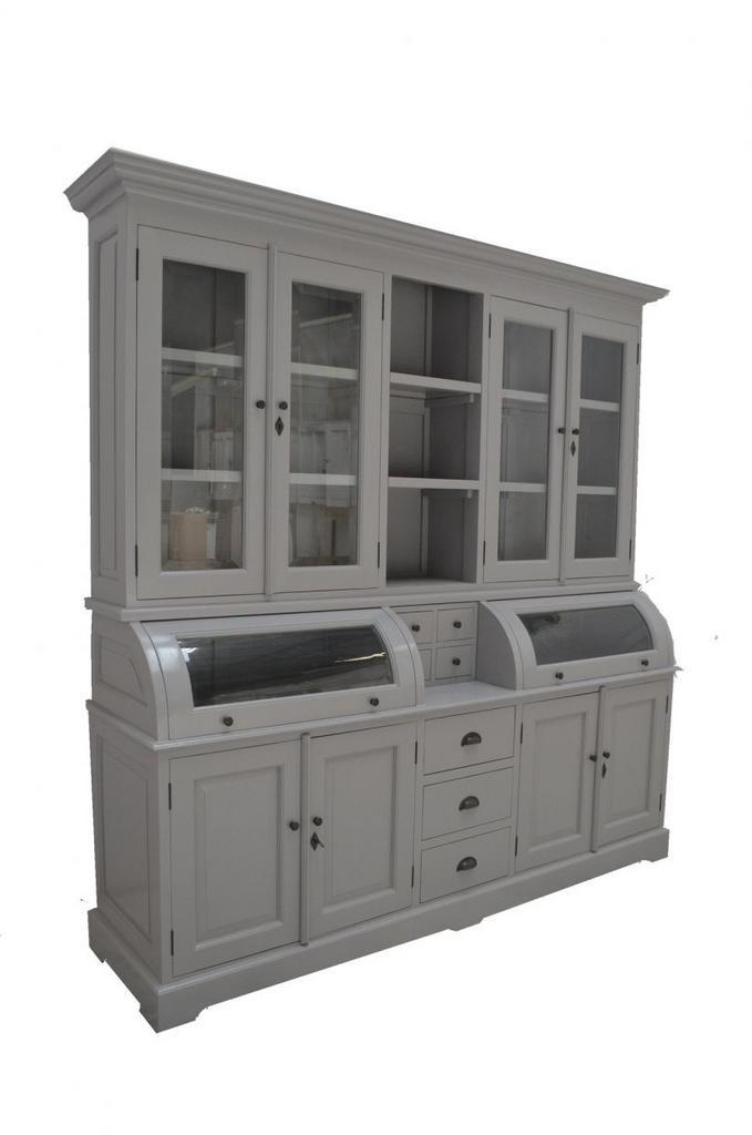 Buffetkast Bastiaan grijs - grijs 230, Huis en Inrichting, Kasten | Buffetkasten, Ophalen of Verzenden