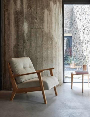 Deense fauteuil Hans - Retro design - Scandinavisch ontwerp beschikbaar voor biedingen