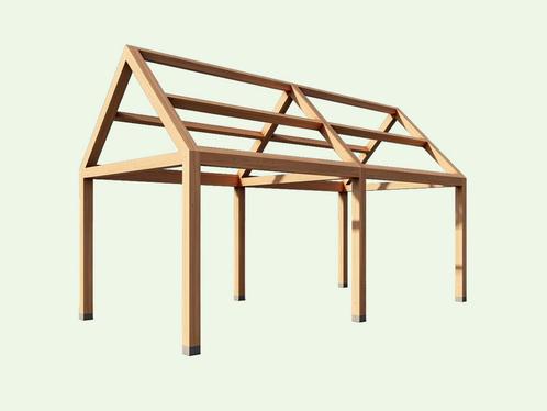 Douglas schuur constructie zadeldak 3x6mt., Tuin en Terras, Overkappingen, Veranda, Nieuw, Ophalen