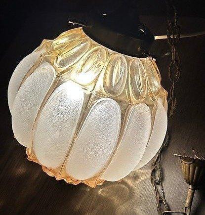 Plafondlamp - Glas, Antiek en Kunst, Curiosa en Brocante