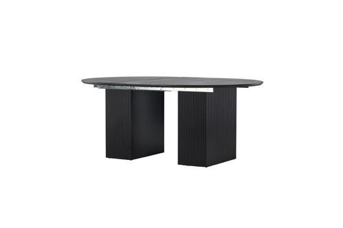 Eettafel - Hilda - Zwart - Jörn, Huis en Inrichting, Tafels | Eettafels, Nieuw, Verzenden