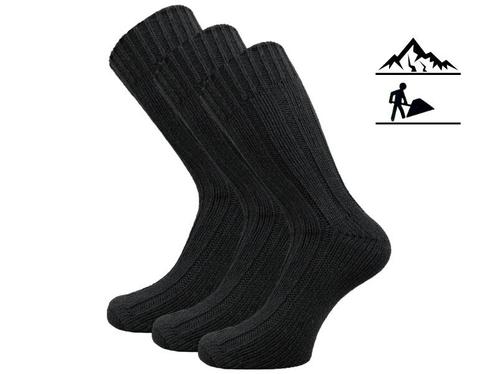 3 Paar Noorse werksokken - Thermo - Zwart, Kleding | Heren, Sokken en Kousen, Verzenden