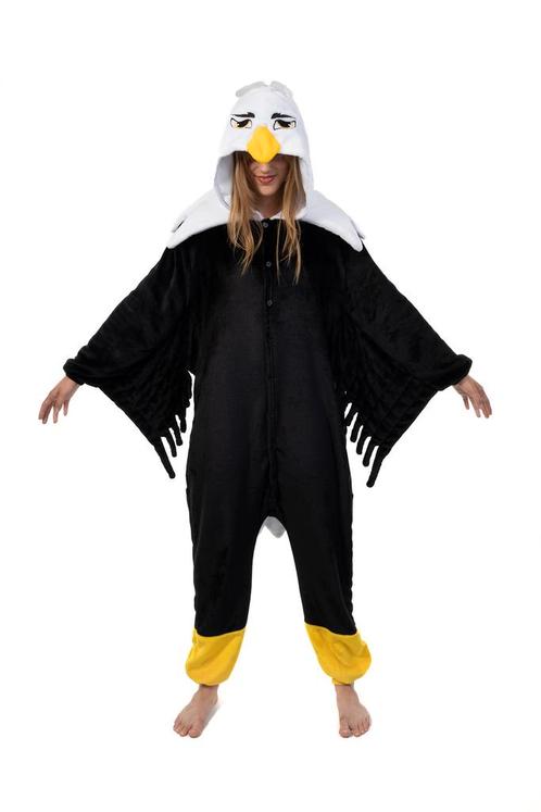 Onesie Adelaar Pak S-M Vogelpak Arend Kostuum Pak Zwart Voge, Kleding | Dames, Carnavalskleding en Feestkleding, Kleding, Nieuw