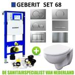 Geberit UP320 Toiletset set68 Geberit Bastia Compact Rimfree, Nieuw, Overige typen, Ophalen of Verzenden