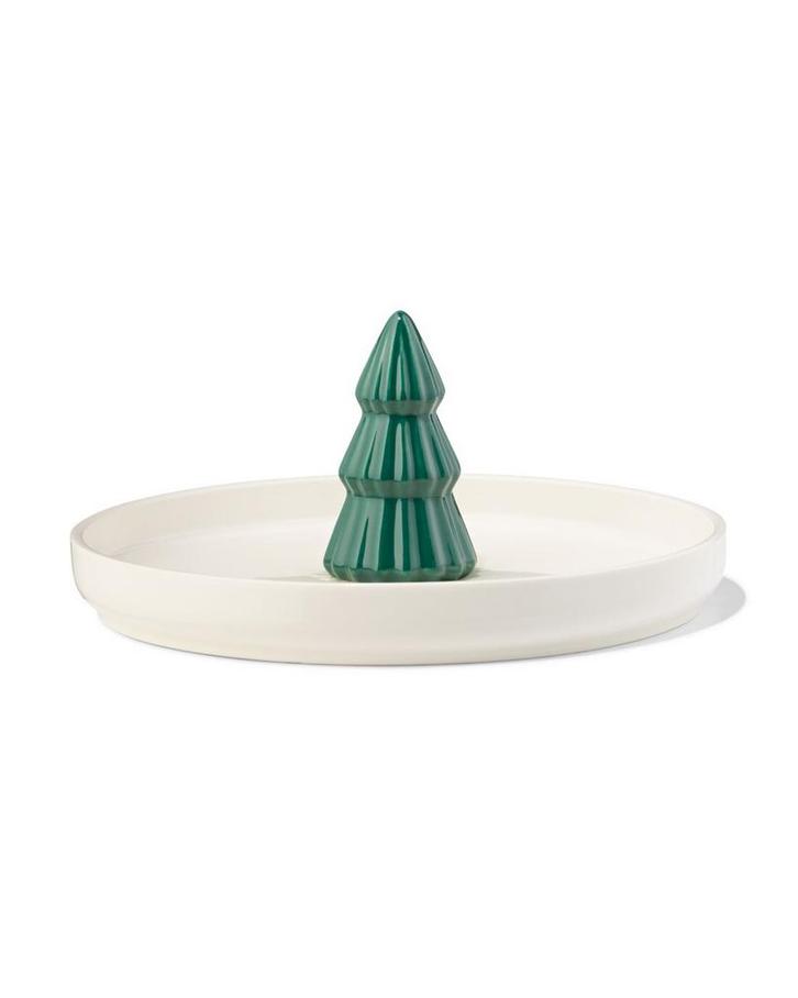 HEMA Bordje 20cm met kerstboom keramiek, Huis en Inrichting, Keuken | Servies, Nieuw, Verzenden
