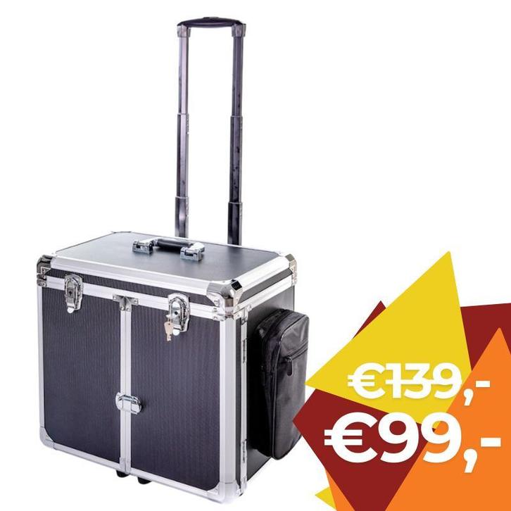 Pedicure koffer Deluxe Zwart, Actie! Ambulante koffer, Sieraden, Tassen en Uiterlijk, Koffers, 35 tot 45 cm, Minder dan 50 cm