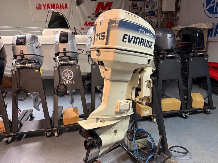 Evinrude 115 pk met motorprobleem, Watersport en Boten, Buiten- en Binnenboordmotoren, Buitenboordmotor, 30 pk of meer, Met afstandsbediening