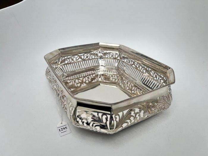 Schaal - Zilver - Zilveren schaal, Antiek en Kunst, Antiek | Meubels | Tafels
