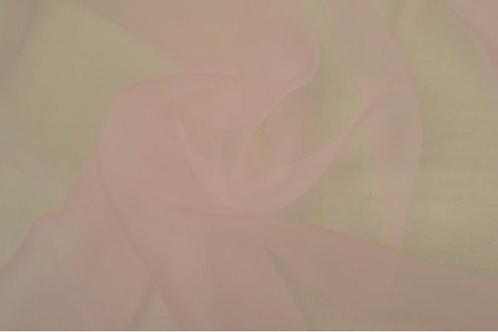 15 meter organza stof - Lichtroze - 150cm breed, Hobby en Vrije tijd, Stoffen en Lappen, 120 cm of meer, 200 cm of meer, Roze