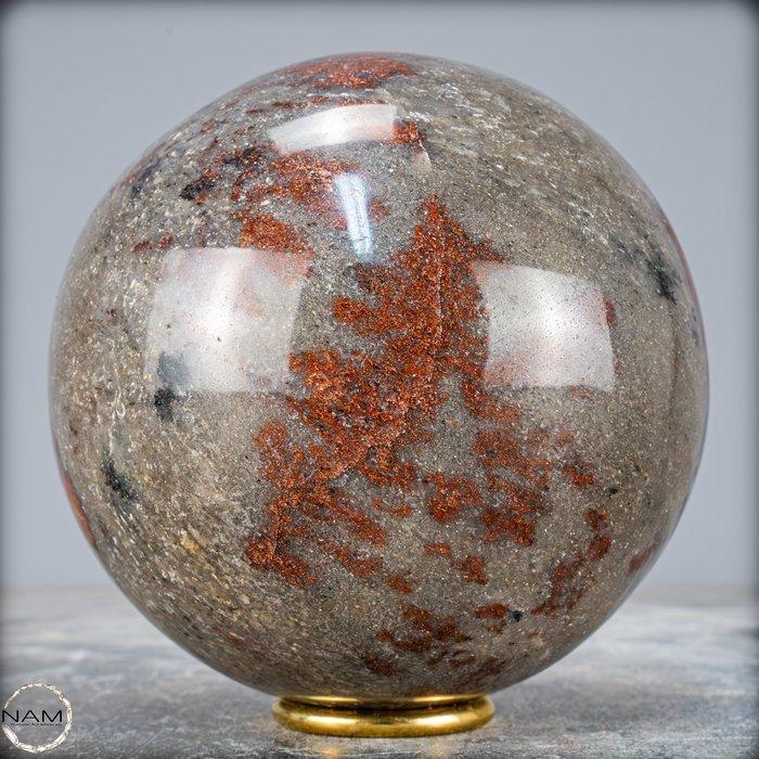 Mooie rode aventurijn Bol- 2768.59 g, Verzamelen, Mineralen en Fossielen