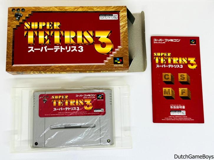 Super Famicom - Super Tetris 3, Spelcomputers en Games, Games | Nintendo Super NES, Gebruikt, Verzenden