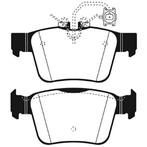 EBC 2017+ Alfa Romeo Giulia 2.0L Turbo Greenstuff Rear Brake, Ophalen of Verzenden, Nieuw