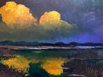 Leo Jordaens (1944-2000) - Expressionistisch Landschap, Antiek en Kunst
