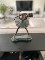 Bronzen Ballerina - Sculptuur - Beeld - 32x15x23cm - 3.6Kg, Nieuw, Mensenbeeld, Metaal, Verzenden