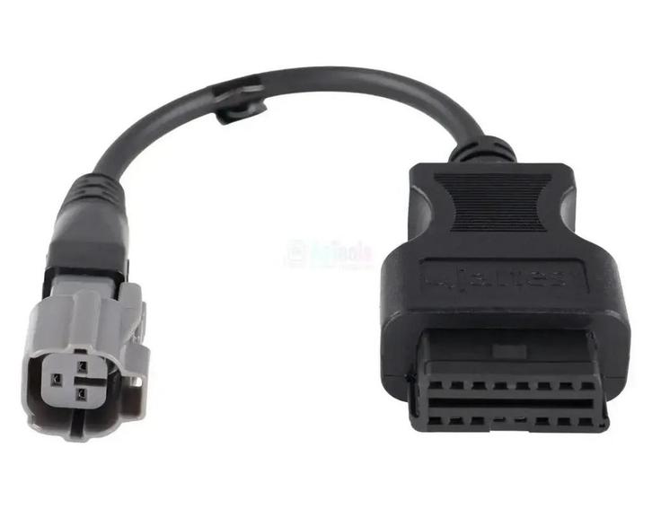 Jaltest (JDC601A) | Yamaha 3-pins OBD - 16-pins OBD2 Verloop, Auto diversen, Autogereedschap, Nieuw, Verzenden