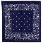 Boerenzakdoek blauw decor Paisley 60 x 60 cm origineel forma, Nieuw, Verzenden
