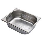 GGM Gastro | RVS GN bak 1/2 - Geperforeerd - |, Verzenden