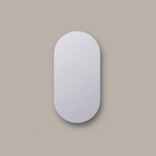 Spiegel Sanicare Q-Mirrors 40x80 cm Ovaal/Rond   incl., Doe-het-zelf en Verbouw, Sanitair, Ophalen of Verzenden