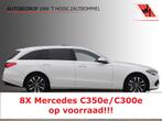 C-Klasse Estate 300e Luxury Line PANORAMADAK SFEER CAMERA, Automaat, Gebruikt, Leder en Stof, Wit
