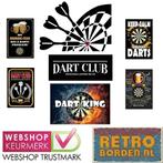 Cafe Pub Bord / Wand bord - Dart Club - Lets Play Darts, Nieuw, Dartbord