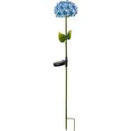 Solar Bloem - Hortensia Blauw - 77 cm (tuinverlichting), Tuin en Terras, Verzenden, Nieuw, Overige typen