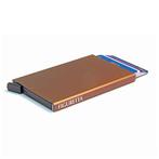 Figuretta Aluminium Hardcase RFID Cardprotector Brons, Nieuw, Overige merken, Verzenden, Overige kleuren