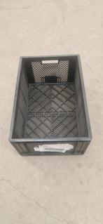 Stapelbare krat 600x400x270mm geperforeerd 55L zwart PP-R,, Gebruikt, 40 tot 60 cm, 50 tot 75 cm, Ophalen of Verzenden