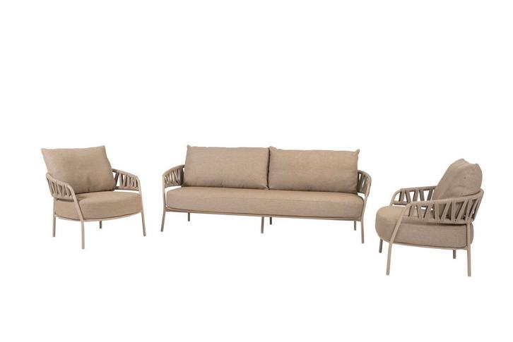 Taste by 4 Seasons Calma sofaset latte |, Tuin en Terras, Tuinsets en Loungesets, Ophalen of Verzenden
