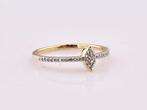 Zonder Minimumprijs - Ring - 14 karaat Geel goud - 0.11ct., Nieuw